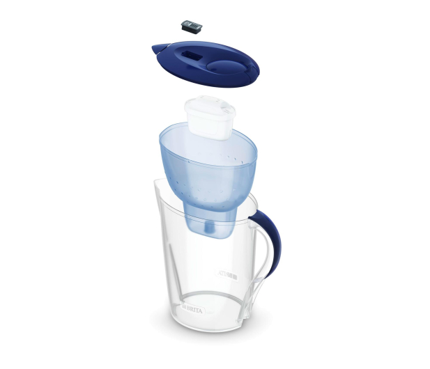Brita Dzbanek Marella XL niebieska + 4 wkłady filtrujące MAXTRAPRO - 1533417 - zdjęcie 3